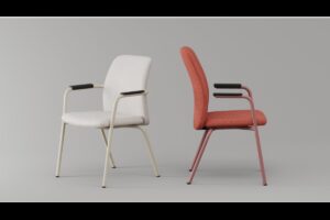 Flesco: Silla de Conferencias Ergonómica y Personalizable para Espacios Modernos