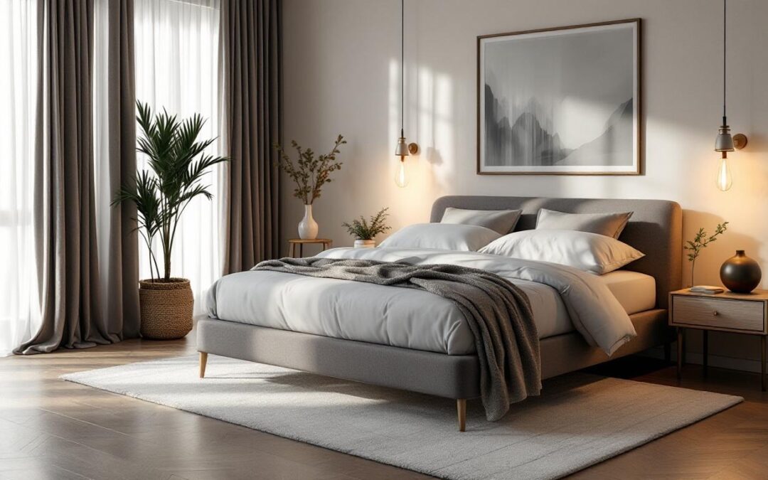 Integrar una cama articulada en la decoración