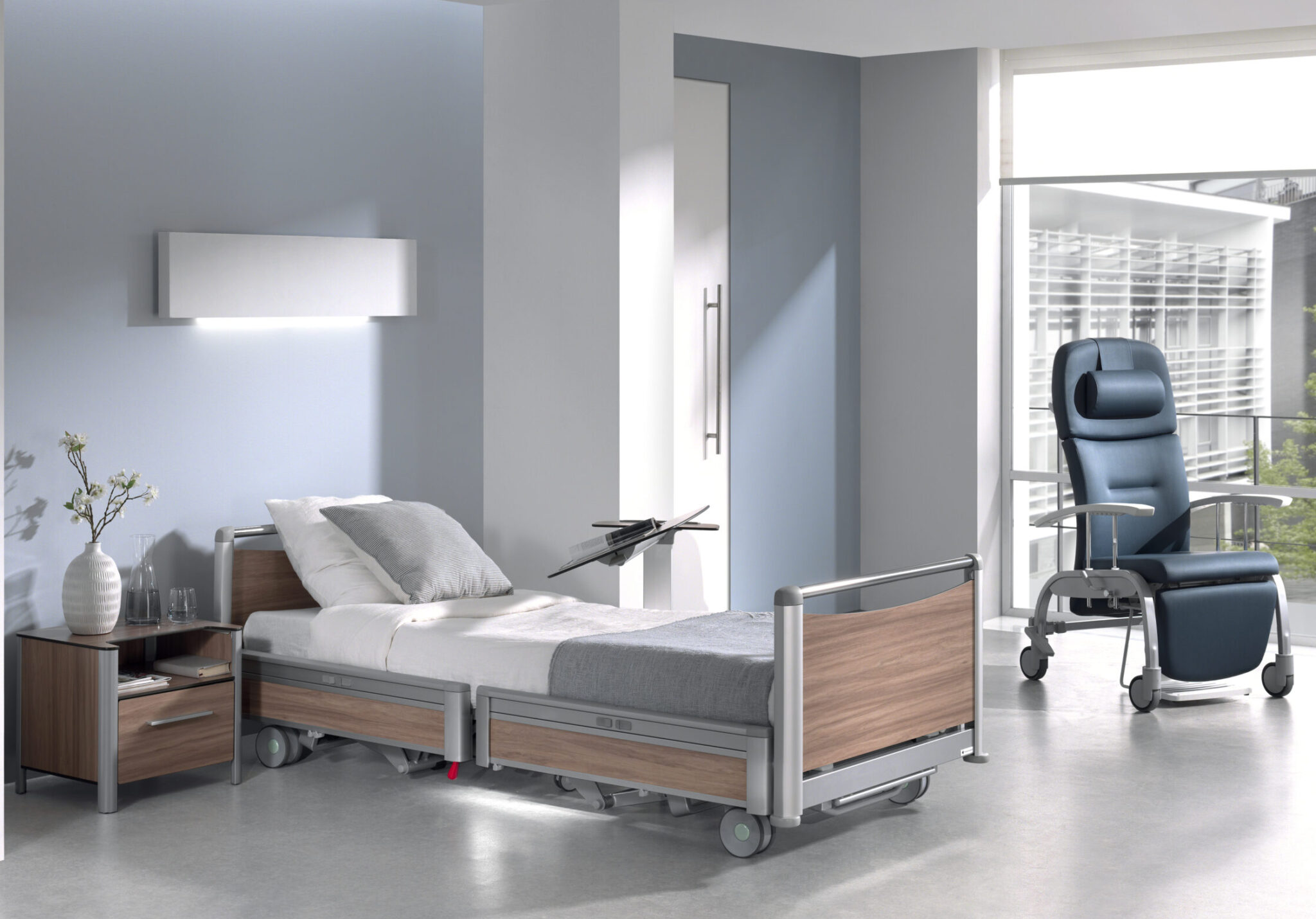 habitacion de residencia con cama y sillon habitacion de residencia con cama y sillon