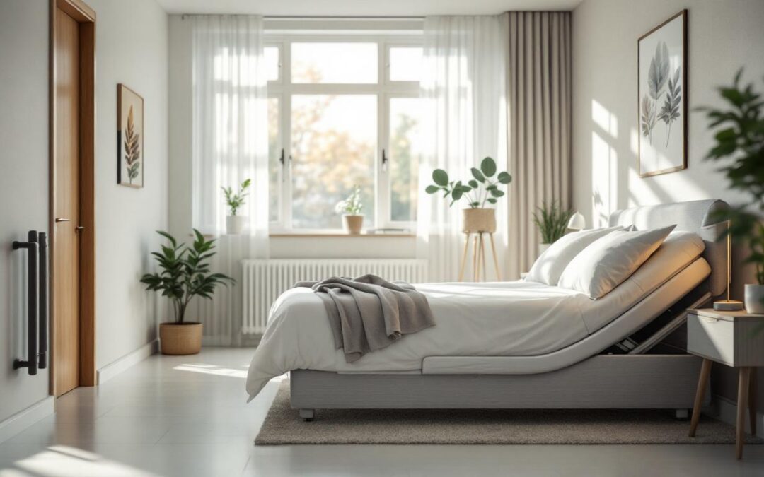 Cómo una cama articulada previene caídas
