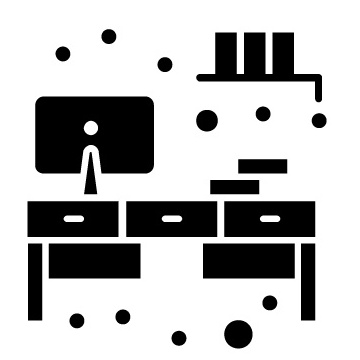 icono mesa con ordenador